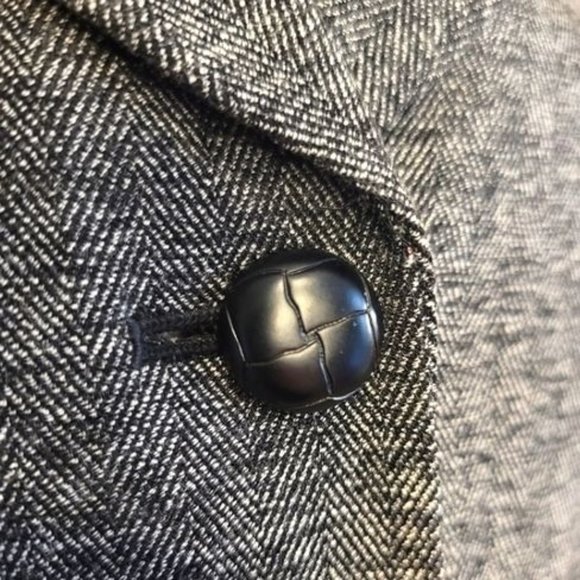 LE SUIT ESSENTIALS Gray Black Tweed Career Suit Jacket Blazer - Women's 12 - Picture 6 of 11
